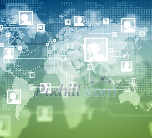 Background image of digital media icons. Innovation idea Background image of digital media icons. Innovation idea