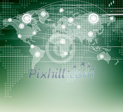 Background image of digital media icons. Innovation idea Background image of digital media icons. Innovation idea