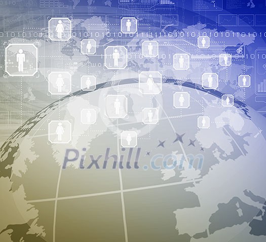 Background image of digital media icons. Innovation idea Background image of digital media icons. Innovation idea