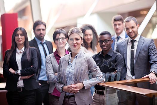 young multi ethnic business people group walking standing and top view young multi ethnic business people group walking standing and top view