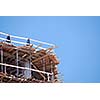 construction site with large zoom
