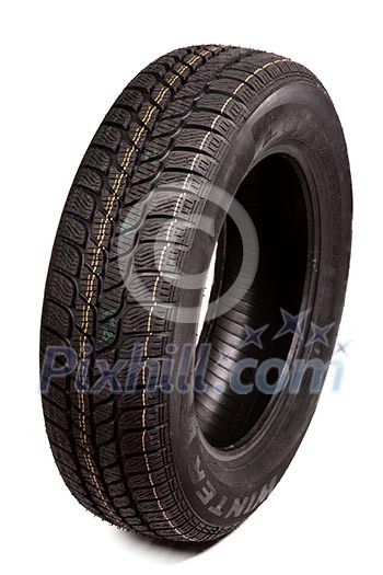 Car tire isolated on white background Car tire isolated on white background