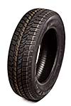 Car tire isolated on white background