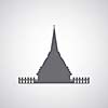vector general pagoda design symbol  