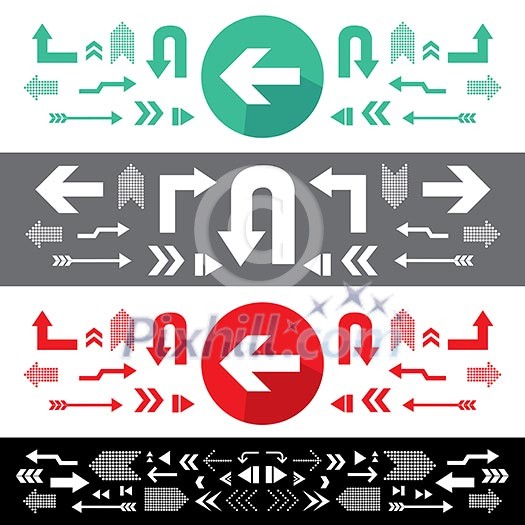vector arrow sign icon set vector arrow sign icon set