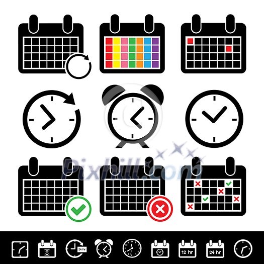 basic vector calendar icon event add delete progress basic vector calendar icon event add delete progress