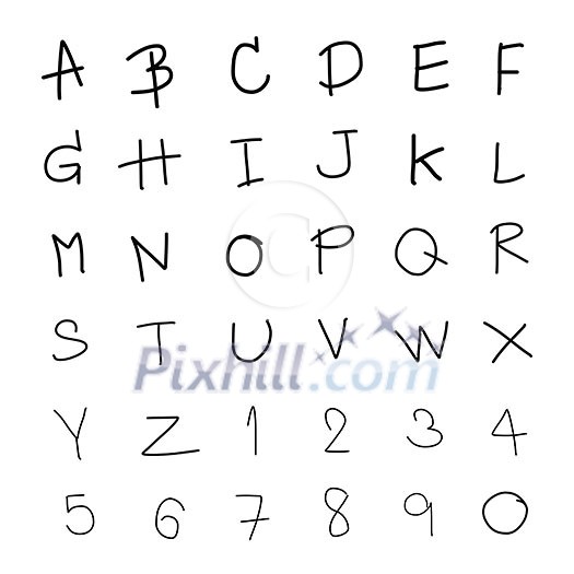 handwriting font set for use handwriting font set for use