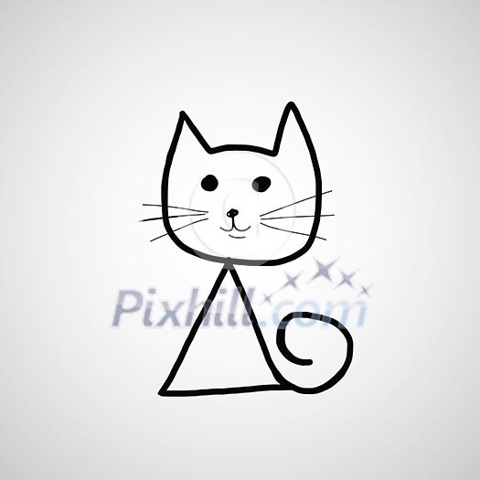 cat vector hand drawn cat vector hand drawn