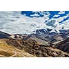 Himalayan landscape near Tanglang-La pass. Ladakh, India