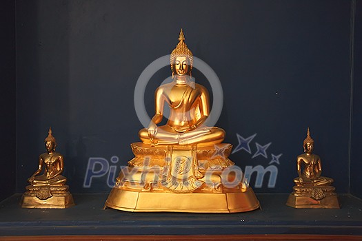 Buddha image on dark background photo. Thailand. Buddha image on dark background photo. Thailand.