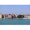 venice, beautiful romantic italian city on sea with great canal and gondolas