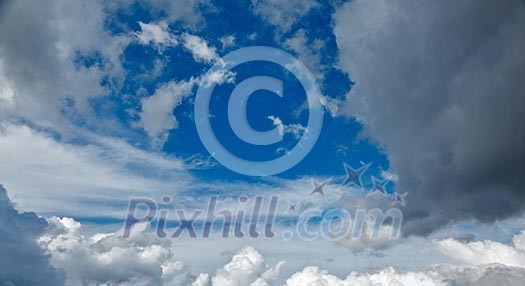 Sky with clouds Sky with clouds