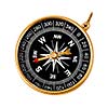 Compass isolated on white background