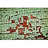 Vintage old wood background - wooden texture with cracked paint close up