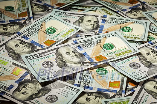 Business finance concept background of hundred dollars bank notes bills of new 2013 year edition Business finance concept background of hundred dollars bank notes bills of new 2013 year edition