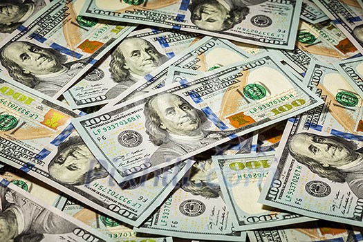 Business finance concept background of hundred dollars bank notes bills of new 2013 year edition Business finance concept background of hundred dollars bank notes bills of new 2013 year edition