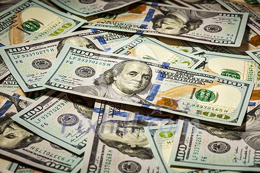 Business finance concept background of hundred dollars bank notes bills of new 2013 year edition Business finance concept background of hundred dollars bank notes bills of new 2013 year edition