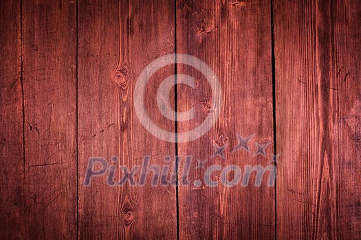 Marsala colored old wood background - wooden planks texture close up