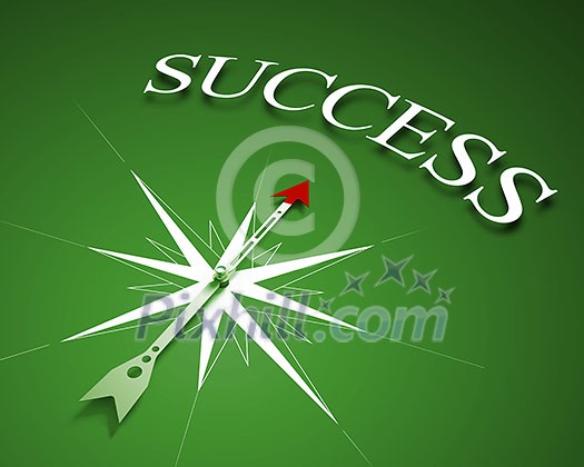Conceptual image of compass pointing the direction Conceptual image of compass pointing the direction