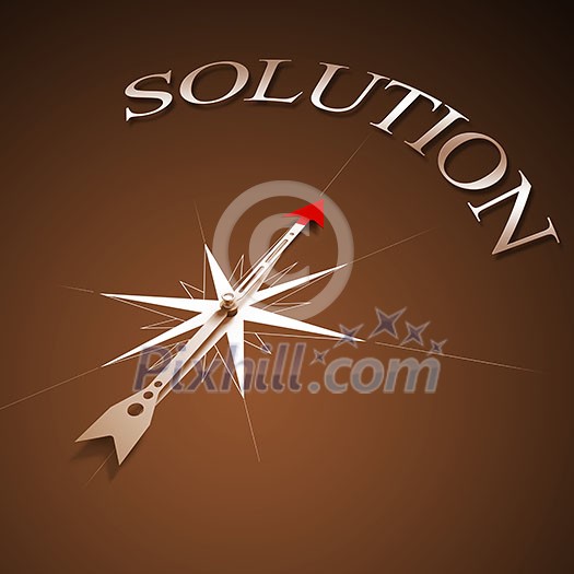 Conceptual image of compass pointing the direction Conceptual image of compass pointing the direction