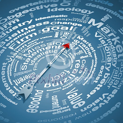 Conceptual image of compass pointing the direction Conceptual image of compass pointing the direction