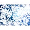 Abstract background image of blue bokeh lights and beams