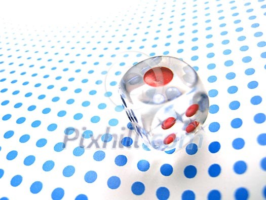 gamblig dice on doted background gamblig dice on doted background
