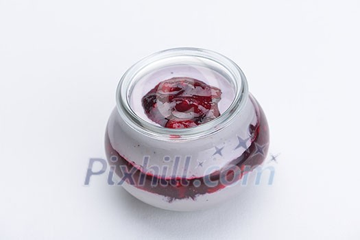 tasty dessert glass cup with fruits and chocolate tasty dessert glass cup with fruits and chocolate