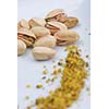 traditional dessert turkish baklava,well known in middle east and delicious isolated on white background