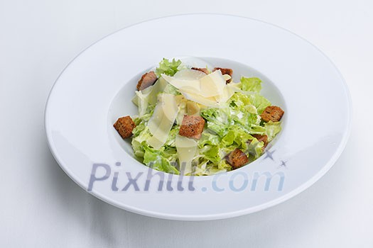 fresh organic eco vegetable salad,close-up isolated on white fresh organic eco vegetable salad,close-up isolated on white