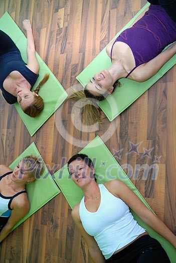 women in a fitness center women in a fitness center