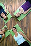 women in a fitness center                    