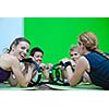 women in a fitness center                    