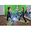 girl in fitness studio