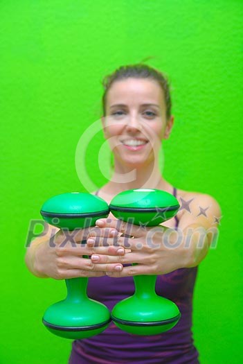 fitness training with dumbbell fitness training with dumbbell