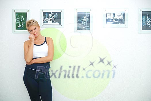 women in a fitness center women in a fitness center