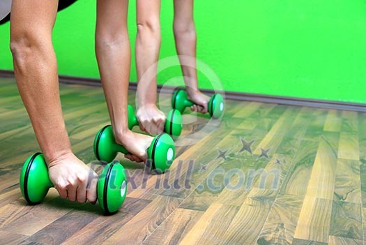 fitness training with dumbbell fitness training with dumbbell