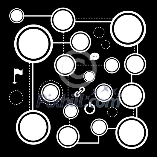 vector blank button for icon set vector blank button for icon set