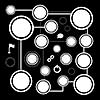 vector blank button for icon set 