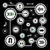 vector arrow sign icon set 