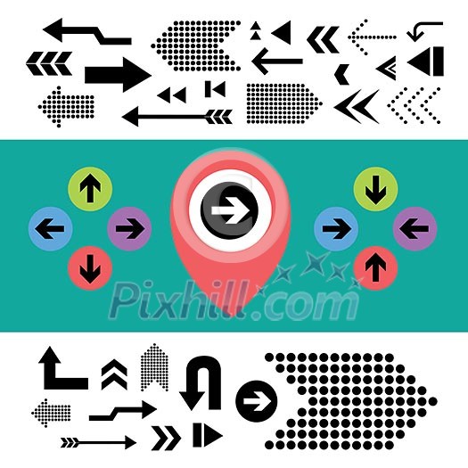 vector arrow sign icon set vector arrow sign icon set
