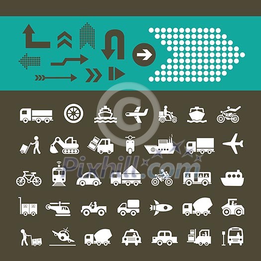 vector basic icon for transport vector basic icon for transport