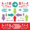 vector arrow sign icon set 