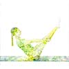 Nature harmony healthy lifestyle concept - double exposure image of  woman doing yoga asana Full Boat pose asana Paripurna navasana exercise isolated on white