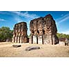 Ancient Royal Palace ruins. Pollonaruwa, Sri Lanka