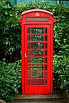Red English telephone booth