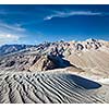 Sand dunes in Himalayas. Hunder, Nubra valley, Ladakh, India