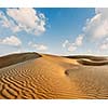 Dunes of Thar Desert. Sam Sand dunes, Rajasthan, India