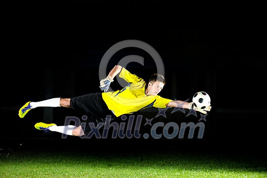goalkeeper soccer player people on football stadium grass field goalkeeper soccer player people on football stadium grass field