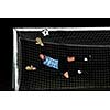 goalkeeper  soccer player people  on football stadium grass field